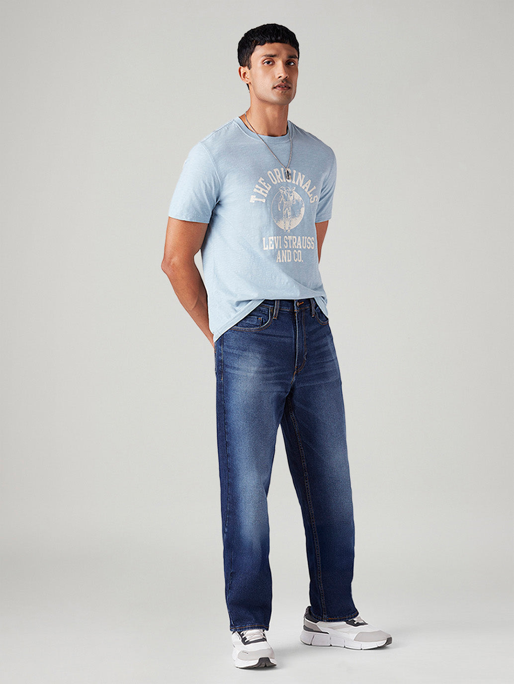 Men's 511 Blue Slim Fit Mid Rise Jeans