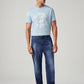 Men's 511 Blue Slim Fit Mid Rise Jeans - Front View