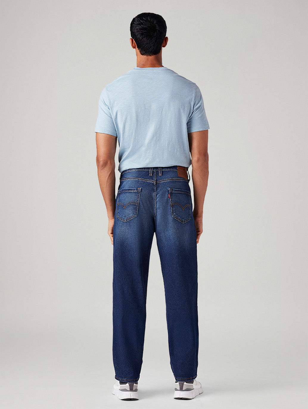 Men's 511 Blue Slim Fit Mid Rise Jeans - Back View