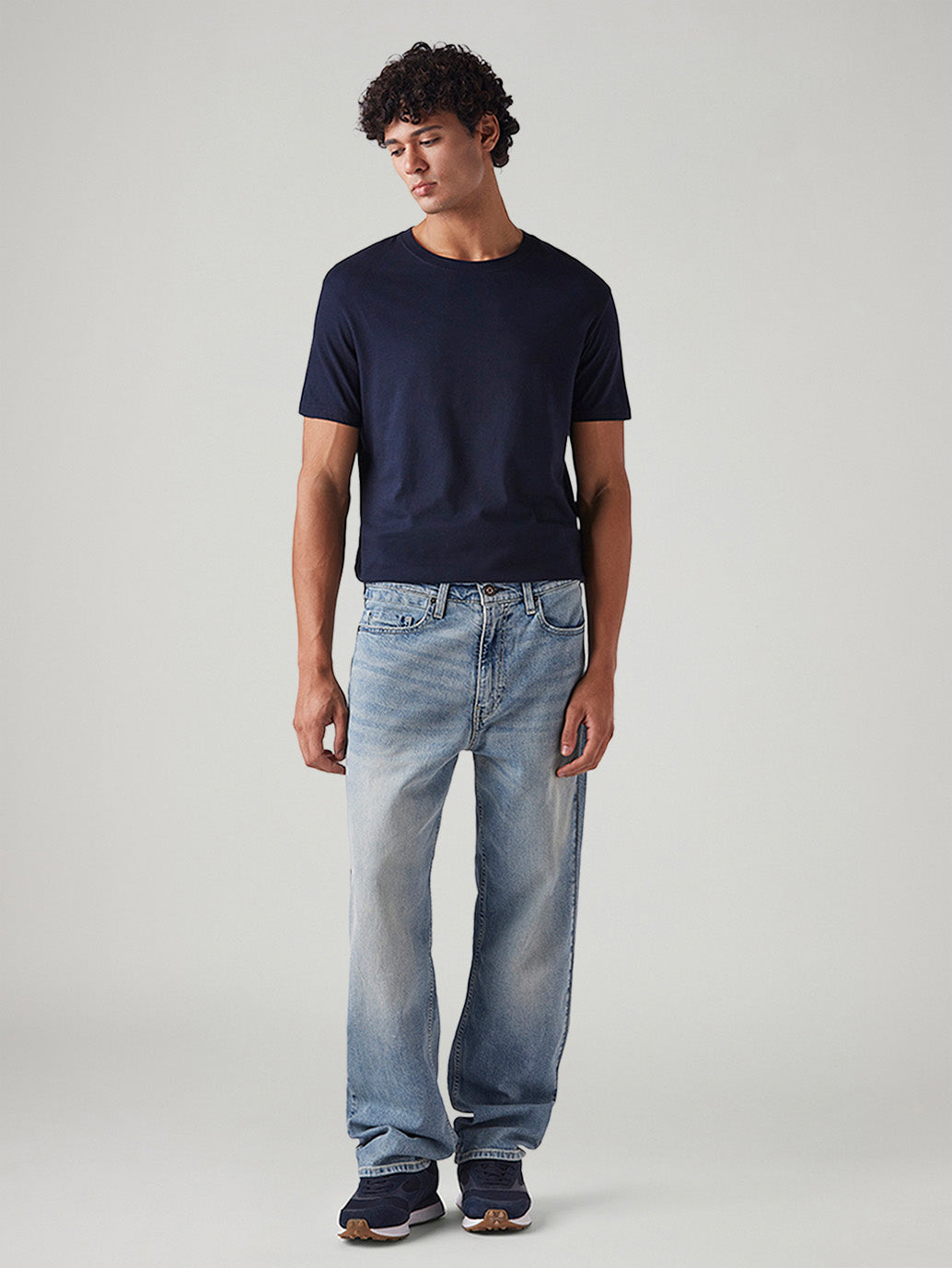 Men's 511 Light Blue Slim Fit Mid Rise Jeans - Front View