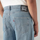 Men's Light Blue Loose Fit Mid Rise Jeans - Detail View