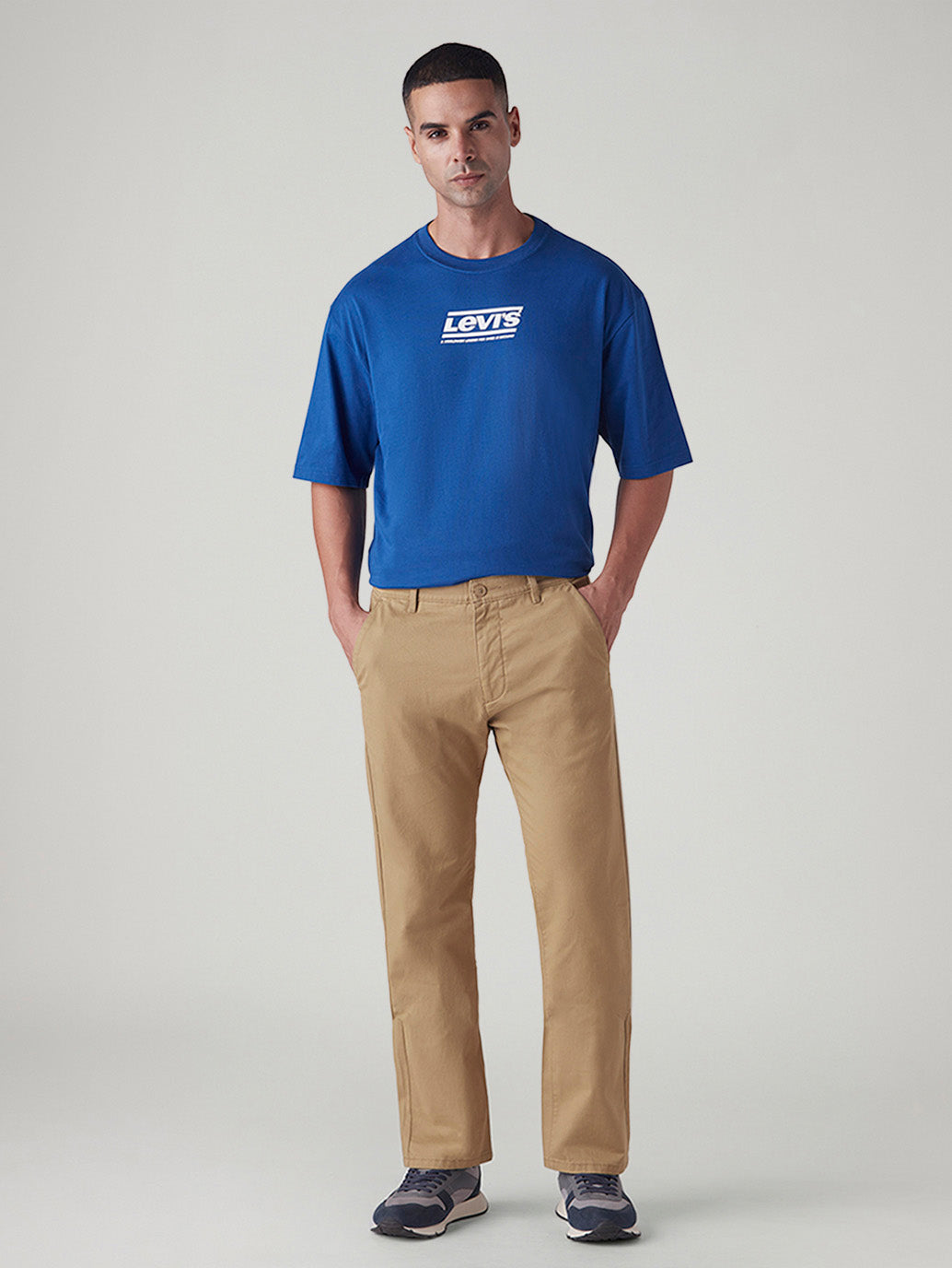 Men's 505 Khaki Straight Fit Mid Rise Chinos