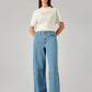Women's Blue XL Straight Loose Fit Mid Rise Jeans - Styleshot View