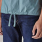 Men's Blue Solid Relaxed Fit Commuter Shirt - Detail View