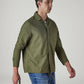 Men's Solid Relaxed Fit Shirt - Side View