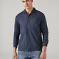 Men's Solid Relaxed Fit Shirt - Front View