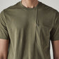 Men's Solid Regular Fit Jersey T-Shirt - Detail View