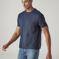 Men's Solid Regular Fit Jersey T-Shirt - Side View