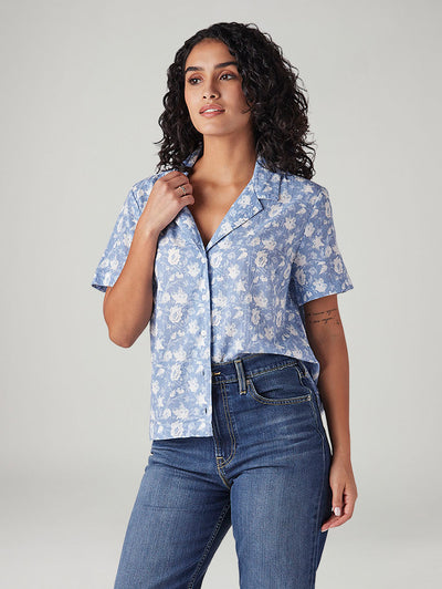 Women's Floral Regular Fit Shirt-image-5