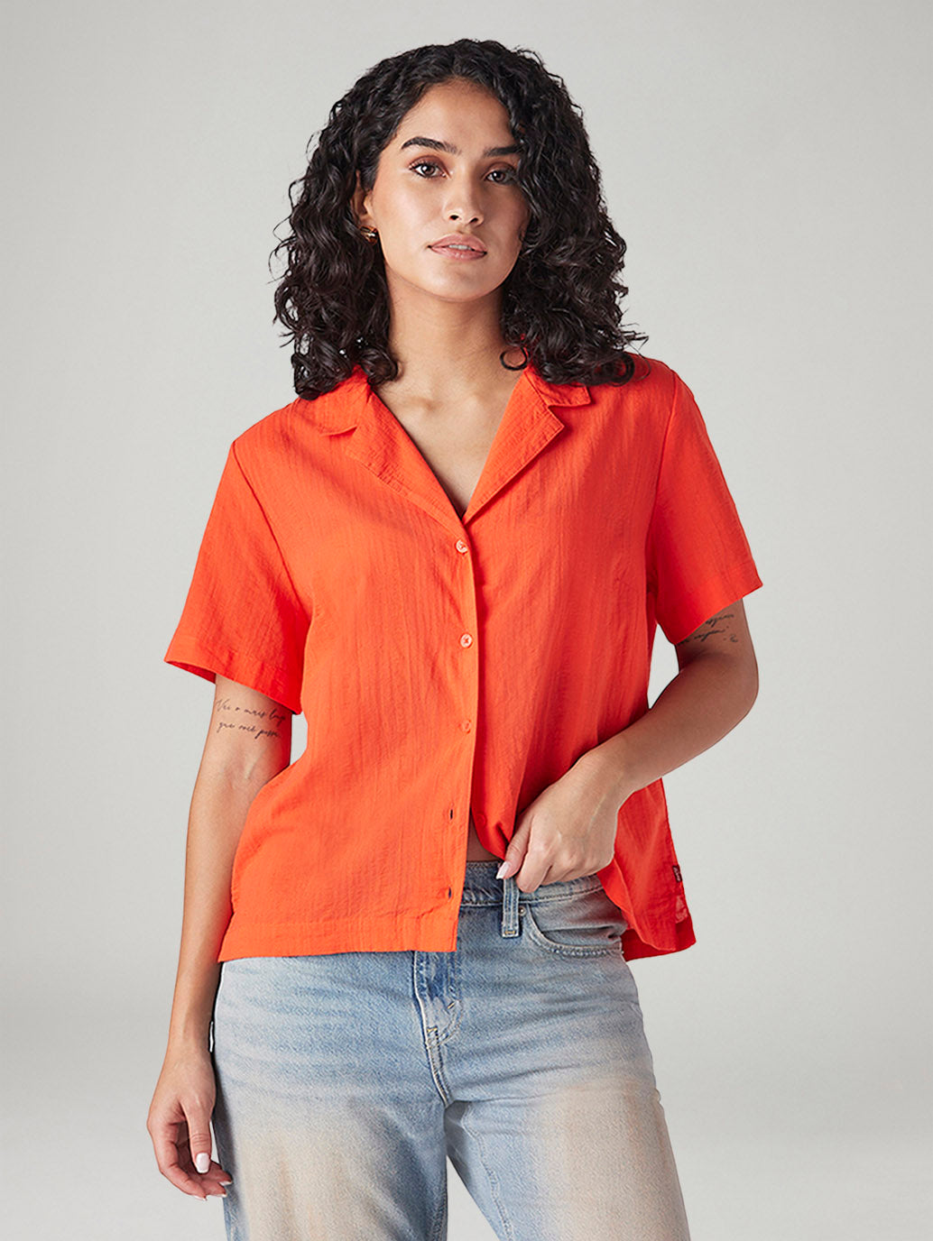 Women's Solid Regular Fit Shirt - Styleshot View