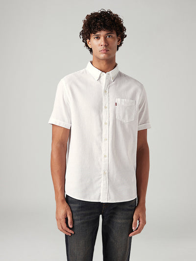 Men's Solid Slim Fit Oxford Shirt