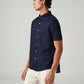 Men's Solid Slim Fit Oxford Shirt - Side View