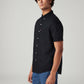 Men's Solid Slim Fit Oxford Shirt - Side View
