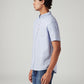 Men's Solid Slim Fit Oxford Shirt - Side View