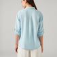 Women's Solid Regular Fit Shirt - Back View
