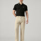 Men's 555 Beige Relaxed Straight Fit Mid Rise Chinos - front View