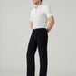 Men's 555 Black Relaxed Straight Fit Mid Rise Chinos - Styleshot View