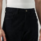 Men's 555 Black Relaxed Straight Fit Mid Rise Chinos - Detail View