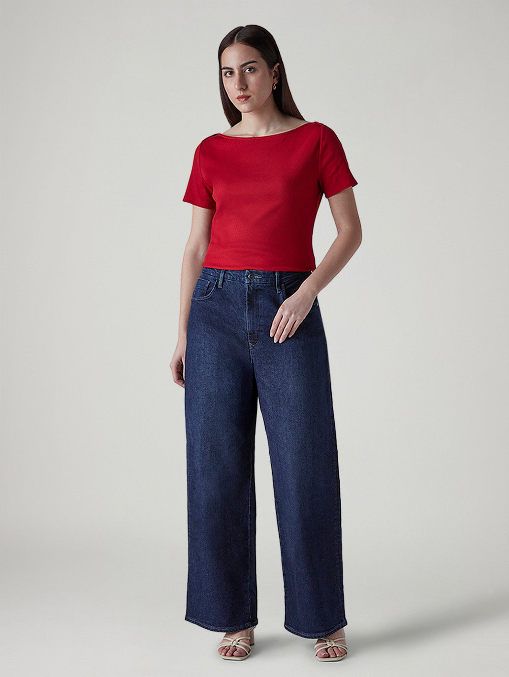 Women's Redloop Baggy Fit High Rise Cinched Jeans - 20 View