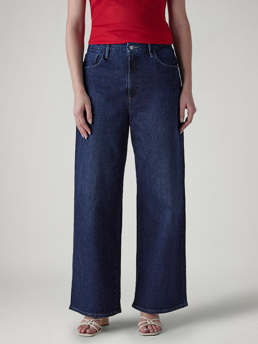 Women's Redloop Baggy Fit High Rise Cinched Jeans - 20 View