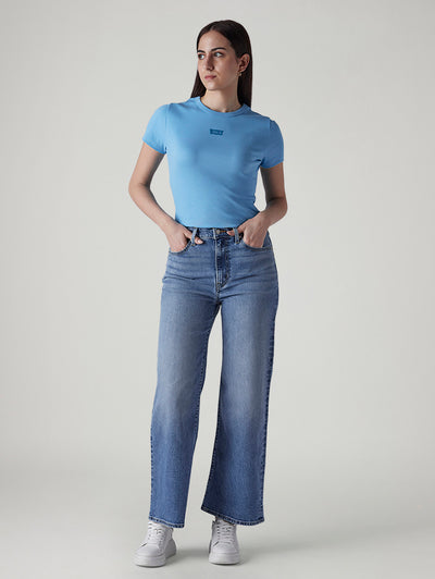 levi's Women's Light Indigo Baggy Fit High Rise Redloop Cinched Jeans-picture-41