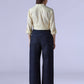 Women's Dark Indigo Baggy Fit High Rise Redloop Cinched Jeans - 6f9947b7-e517-4b52-9e33-a5e302ccfd0c View