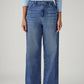 Women's Med Indigo Baggy Fit High Rise Cinched Jeans - 6eb1423e-6eb2-4ea9-935b-1b56d87d990e View