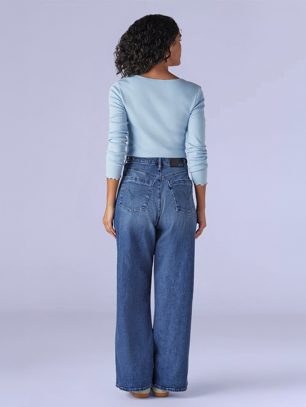 Women's Redloop Med Indigo Baggy Fit High Rise Cinched Jeans - 6ae6e97d-0b8a-4ebe-babd-c83898f1fb81 View