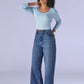 Women's Redloop Med Indigo Baggy Fit High Rise Cinched Jeans - 1fa56b78-a17c-465c-a313-98e40e274311 View