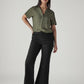 Women's Black Ribcage Flared Fit High Rise Jeans - 20 View
