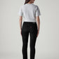 Women's Black Ribcage Slim Fit High Rise Jeans - Back View