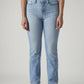 Women's Light Blue Ribcage Slim Fit High Rise Jeans - Front View