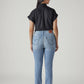 Women's Light Blue Ribcage Slim Fit High Rise Jeans - Back View