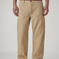 Men's 568 Beige Loose Fit Mid Rise Cargos - Front View