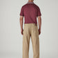 Men's 568 Beige Loose Fit Mid Rise Cargos - Back View