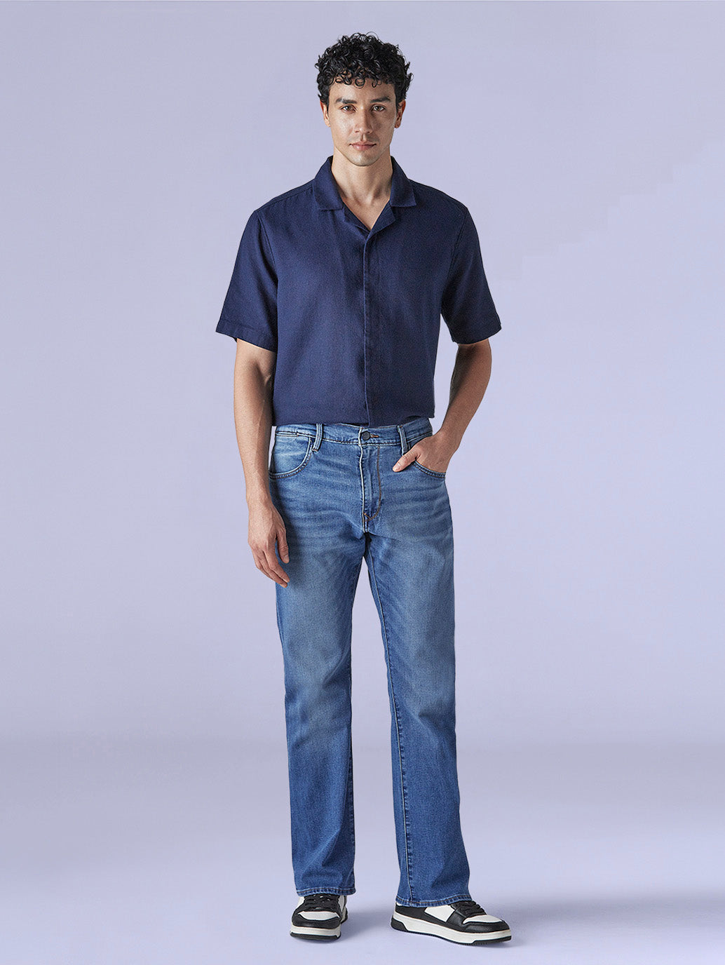 Men's 517 Light Indigo Bootcut Fit Mid Rise Redloop Jeans - ec5c28ab-ff9f-4dad-a01a-8a5e7e4e8058 View