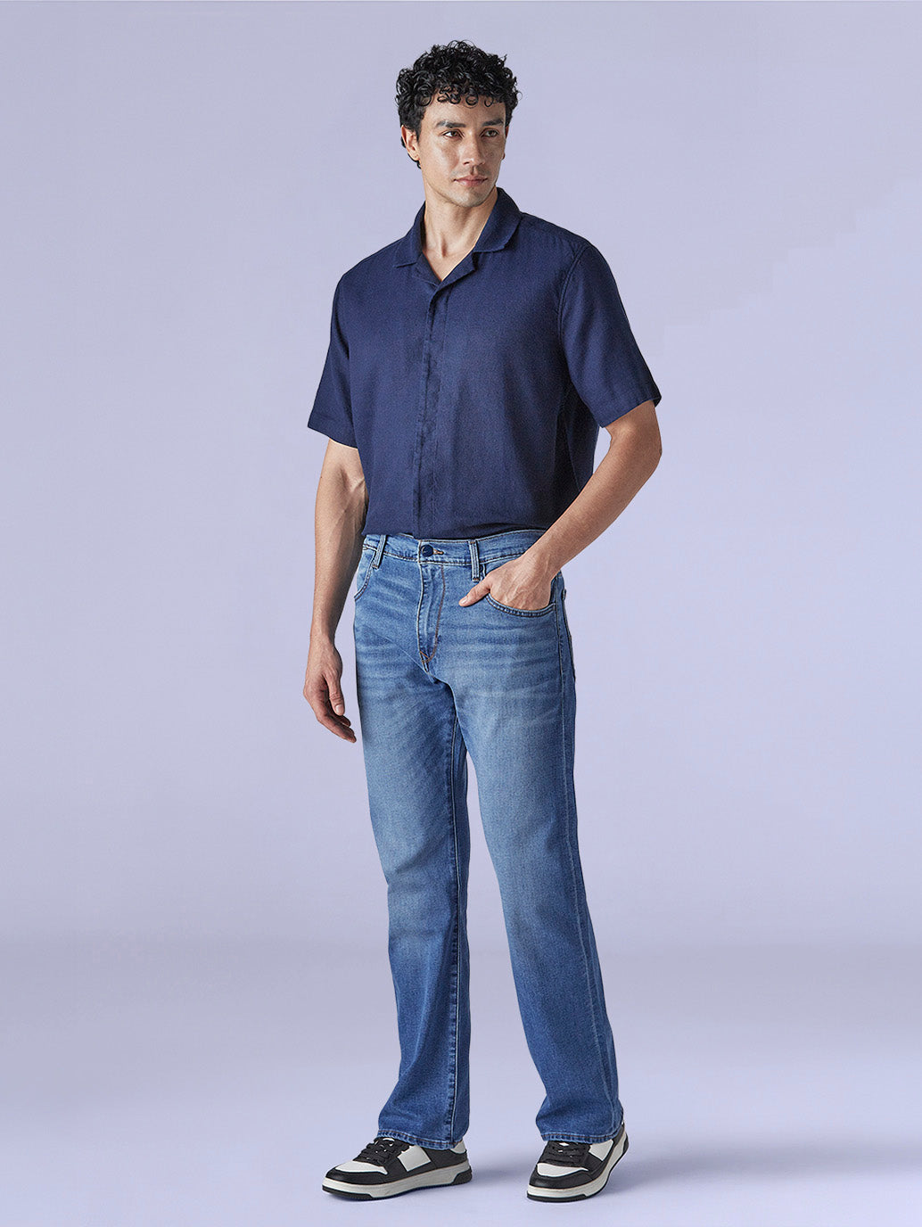 Men's 517 Light Indigo Bootcut Fit Mid Rise Redloop Jeans - 9c362bfd-a3b5-4f75-8555-4cede49ef956 View