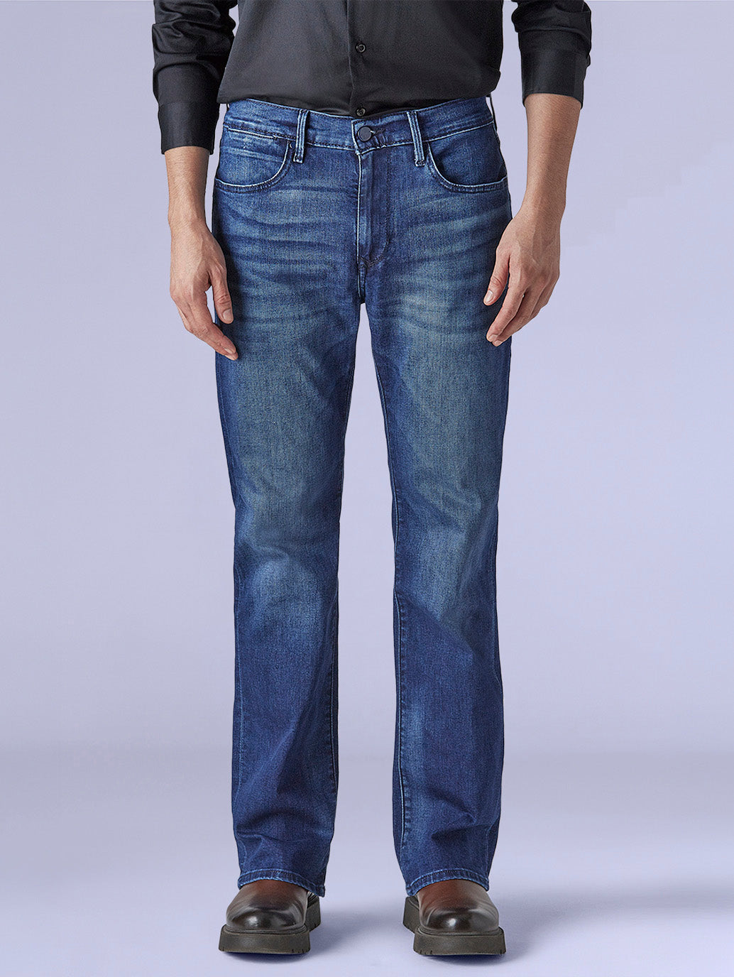 Men's 527 Dark Indigo Bootcut Fit Mid Rise Redloop Jeans - f253a47f-1c01-479b-9da0-35279b90cf69 View