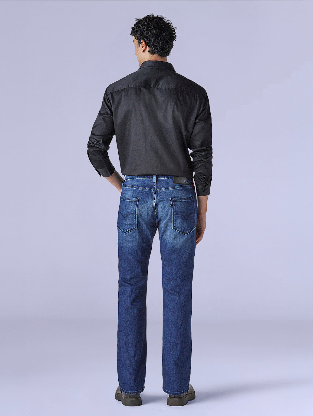 Men's 527 Dark Indigo Bootcut Fit Mid Rise Redloop Jeans - fcf6d431-8449-49b7-b14f-d3d3858c2a3e View