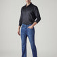 Men's 527 Dark Indigo Bootcut Fit Mid Rise Redloop Jeans - Side View