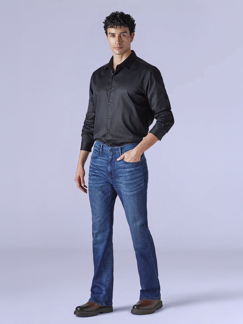 Men's 527 Dark Indigo Bootcut Fit Mid Rise Redloop Jeans - f980786d-9b80-44dc-90fb-66ca064b0e66 View