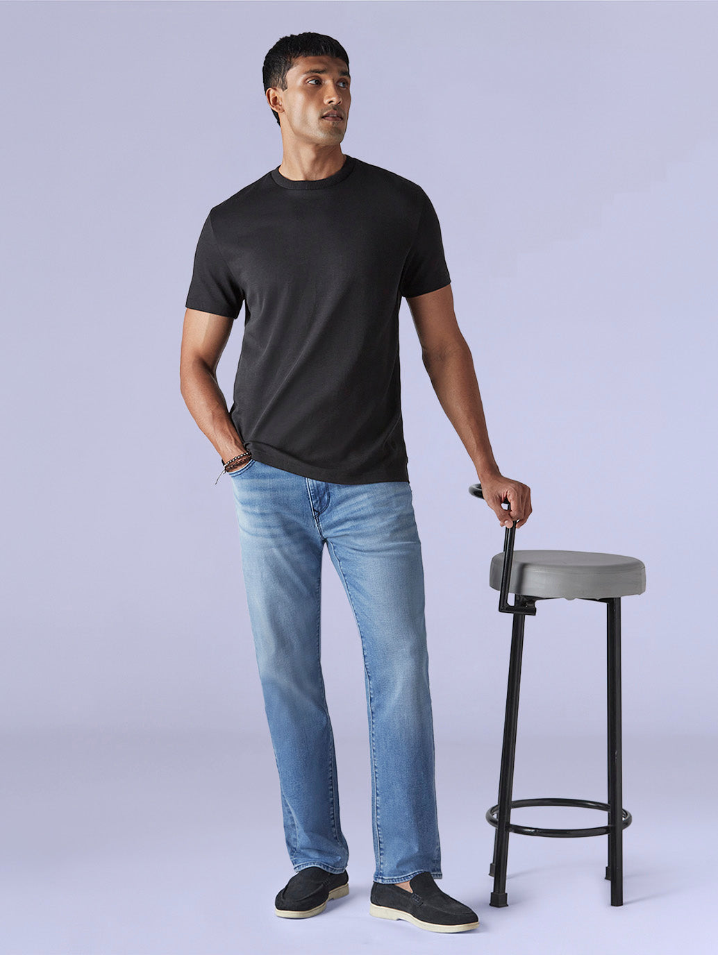 Men's 517 Light Indigo Bootcut Fit Mid Rise Redloop Jeans