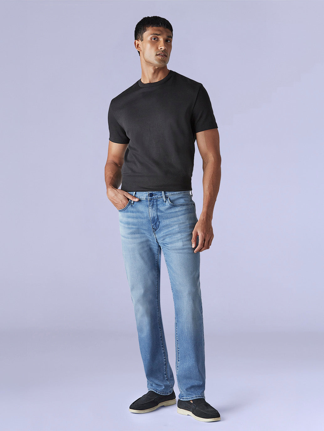 Men's 517 Light Indigo Bootcut Fit Mid Rise Redloop Jeans - Front View