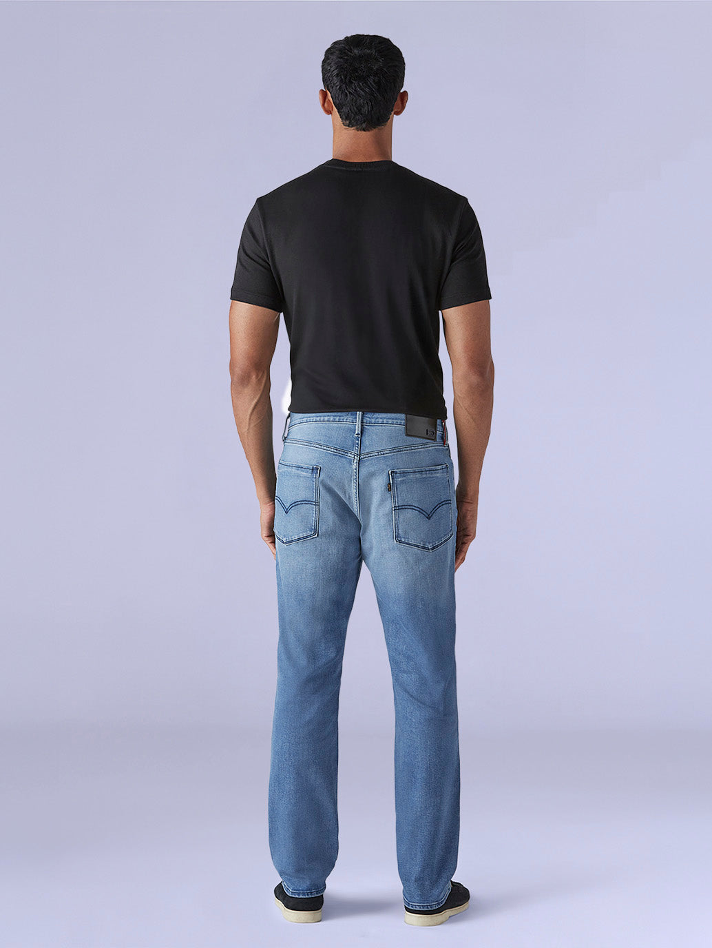 Men's 517 Light Indigo Bootcut Fit Mid Rise Redloop Jeans - Back View