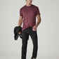 Men's 505 Black Straight Fit Mid Rise Redloop Jeans - Styleshot View