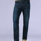 Men's Redloop 513 Dark Blue Slim Straight Fit Mid Rise Jeans - Front View
