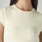 Women's Solid Slim Fit Ribbed Top - 20 View