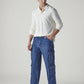 Men's 568 Blue Loose Fit Mid Rise Cargos - Styleshot View