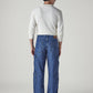 Men's 568 Blue Loose Fit Mid Rise Cargos - Back View