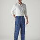 Men's 568 Blue Loose Fit Mid Rise Cargos - Side View